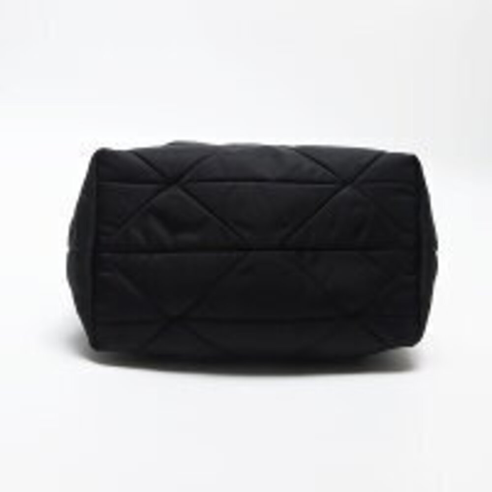 Prada Padent Triangle Logo Handbag Clutch Black - Picture 8 of 13